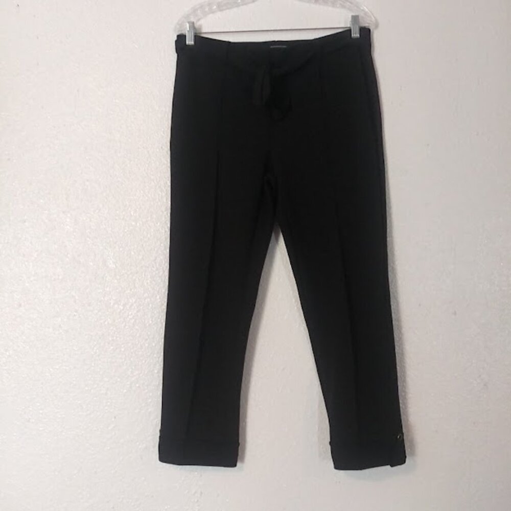 New York Clothing CO. women's black pull on capris pants